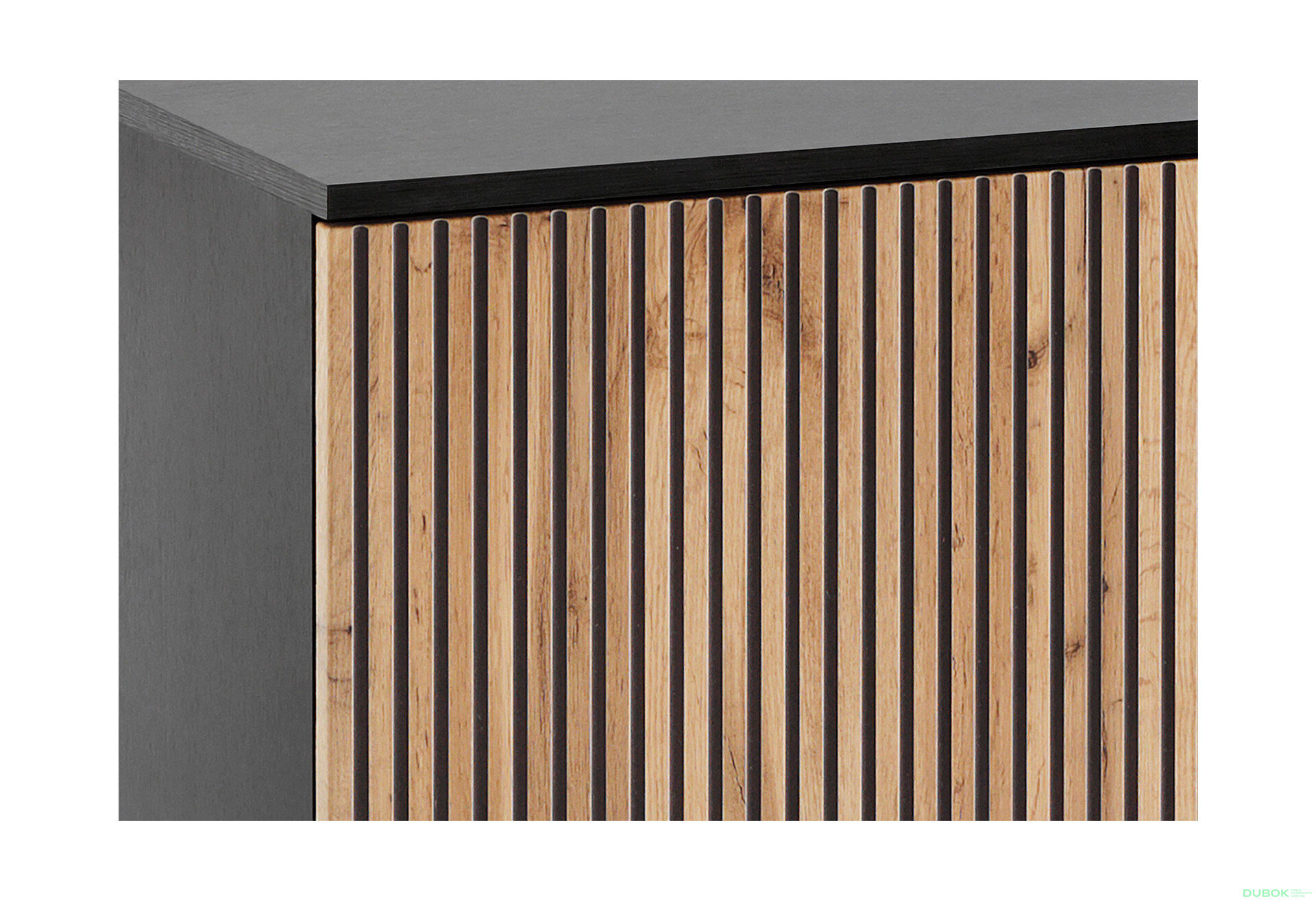 Komoda KSZ154 1 pkt Ľad Sento čierny / dub wotan - Fotografia 6 Fotografia 6 - Komoda KSZ154 1 pkt Ľad Sento čierny / dub wotan