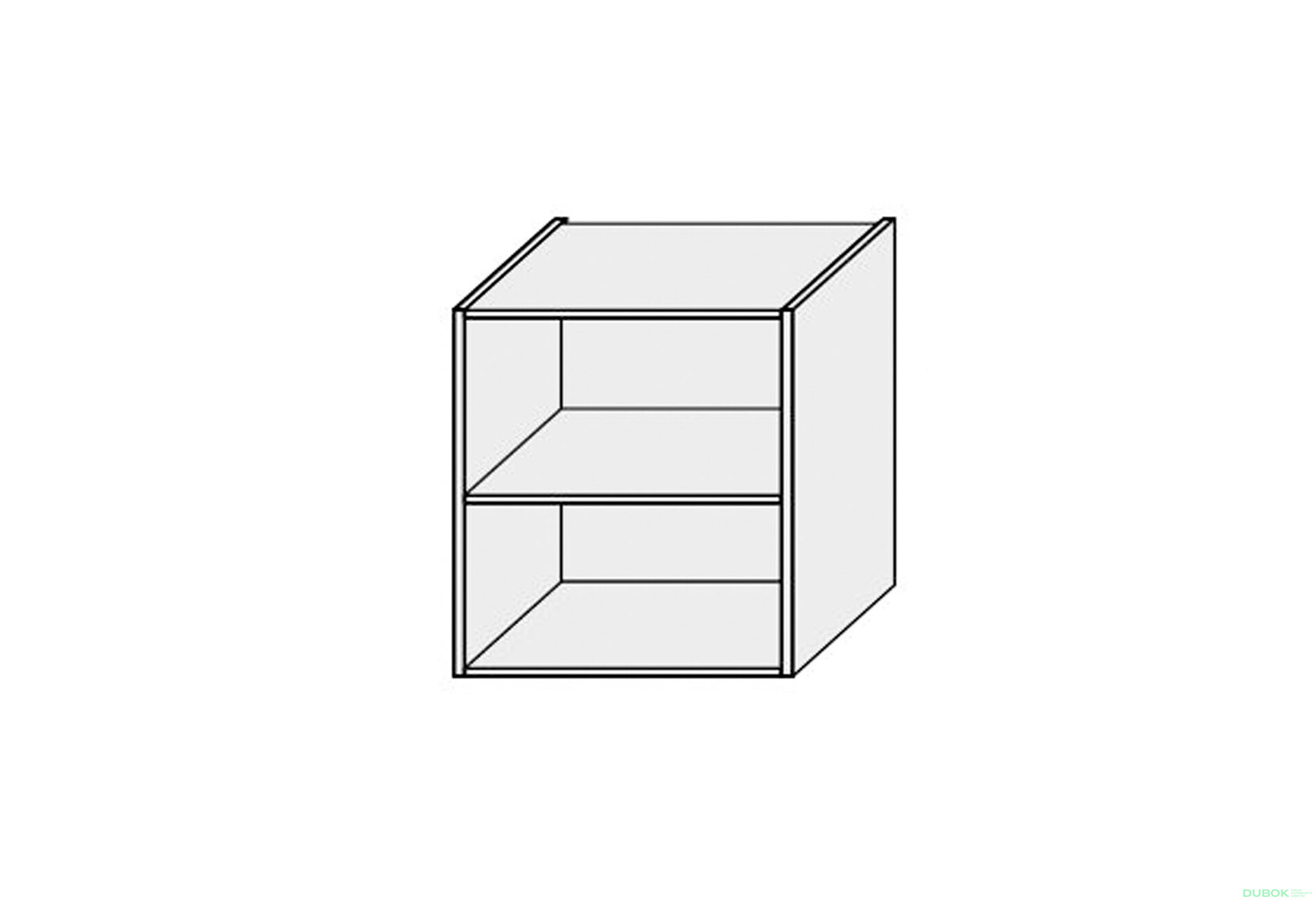 Fotografia 1 - Korpus 60V 2dv Plyn Lift 720mm