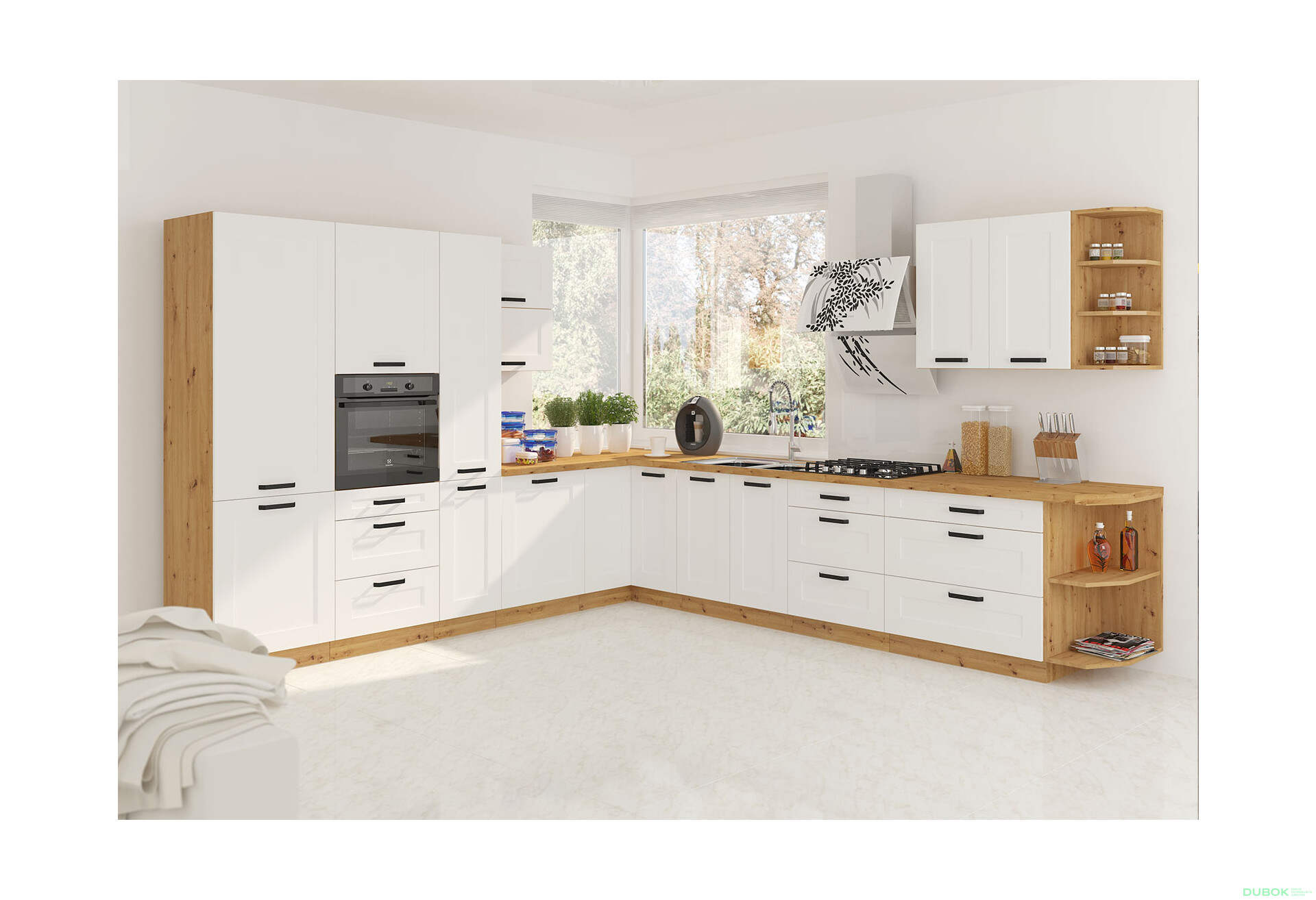 Fotografia 1 - Modulárna kuchyňa Luna artisan / biely