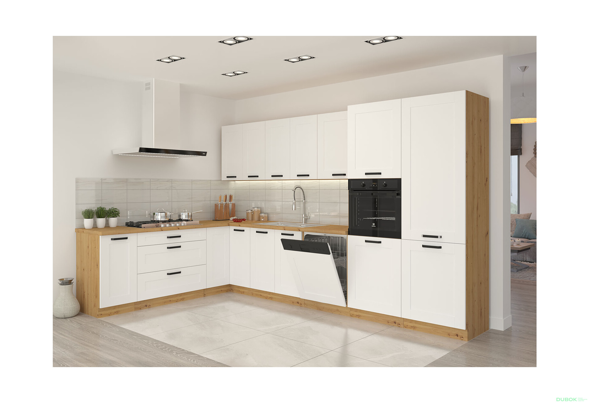 Fotografia 3 - Modulárna kuchyňa Luna artisan / biely