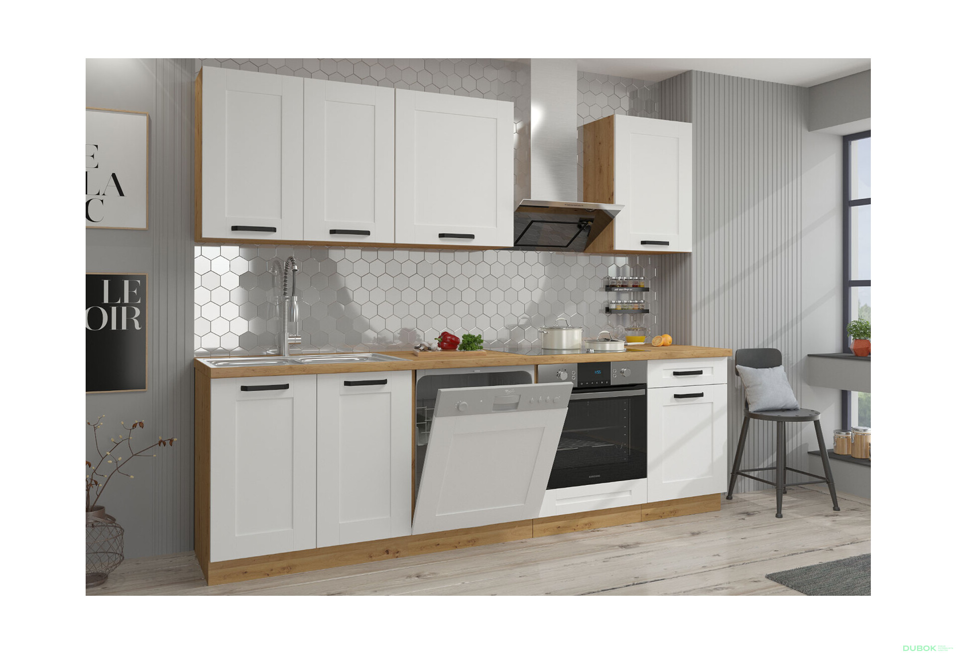 Fotografia 6 - Modulárna kuchyňa Luna artisan / biely