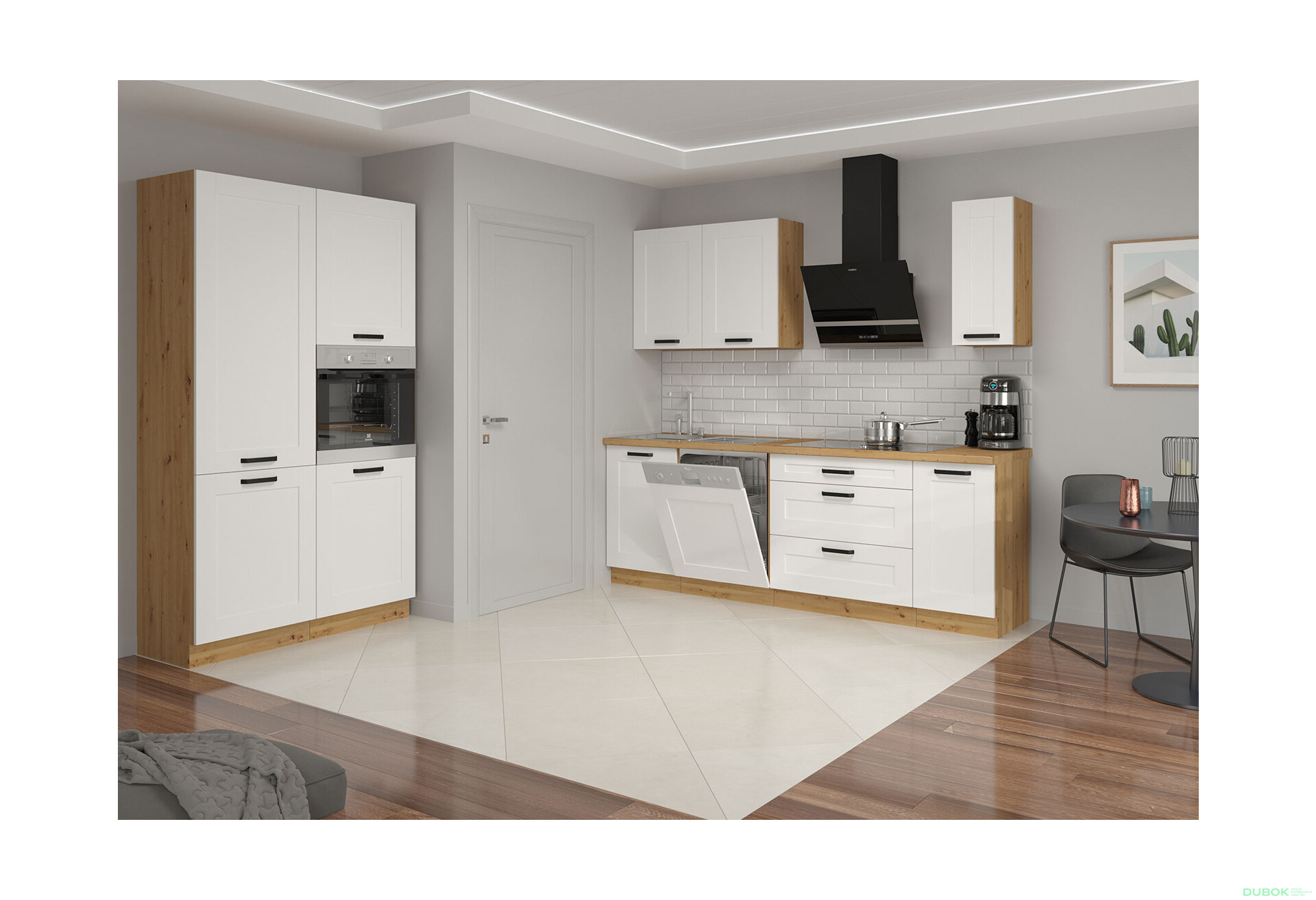 Fotografia 8 - Modulárna kuchyňa Luna artisan / biely