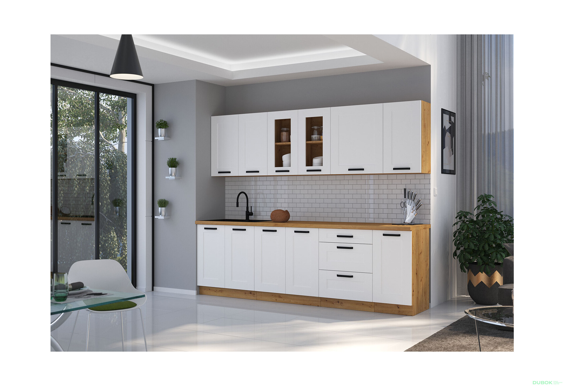 Fotografia 9 - Modulárna kuchyňa Luna artisan / biely