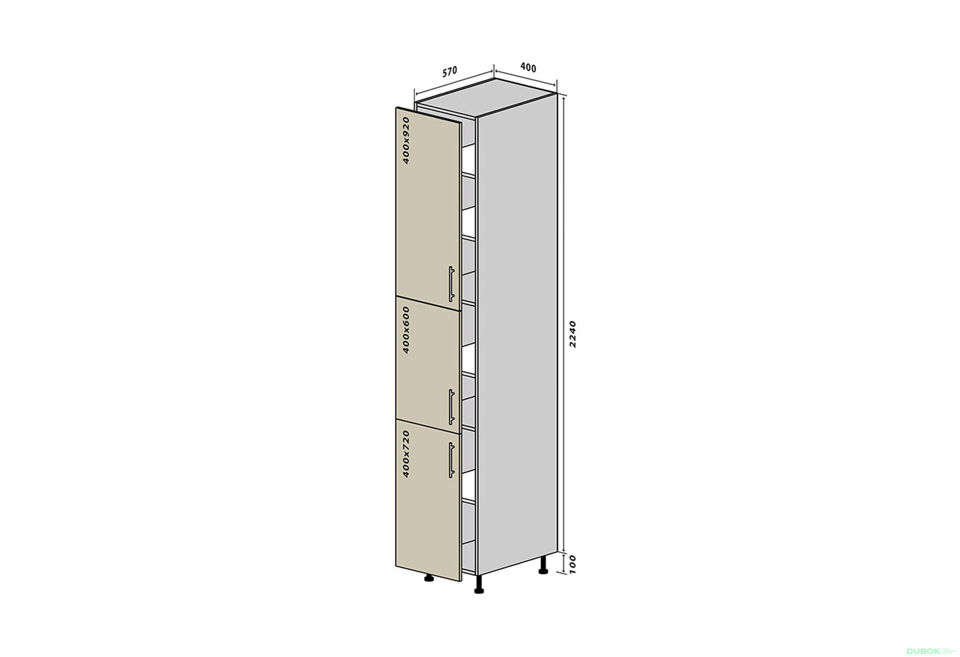 Fotografia 1 - N42 Skrinka 40x234 Sonata Luxe