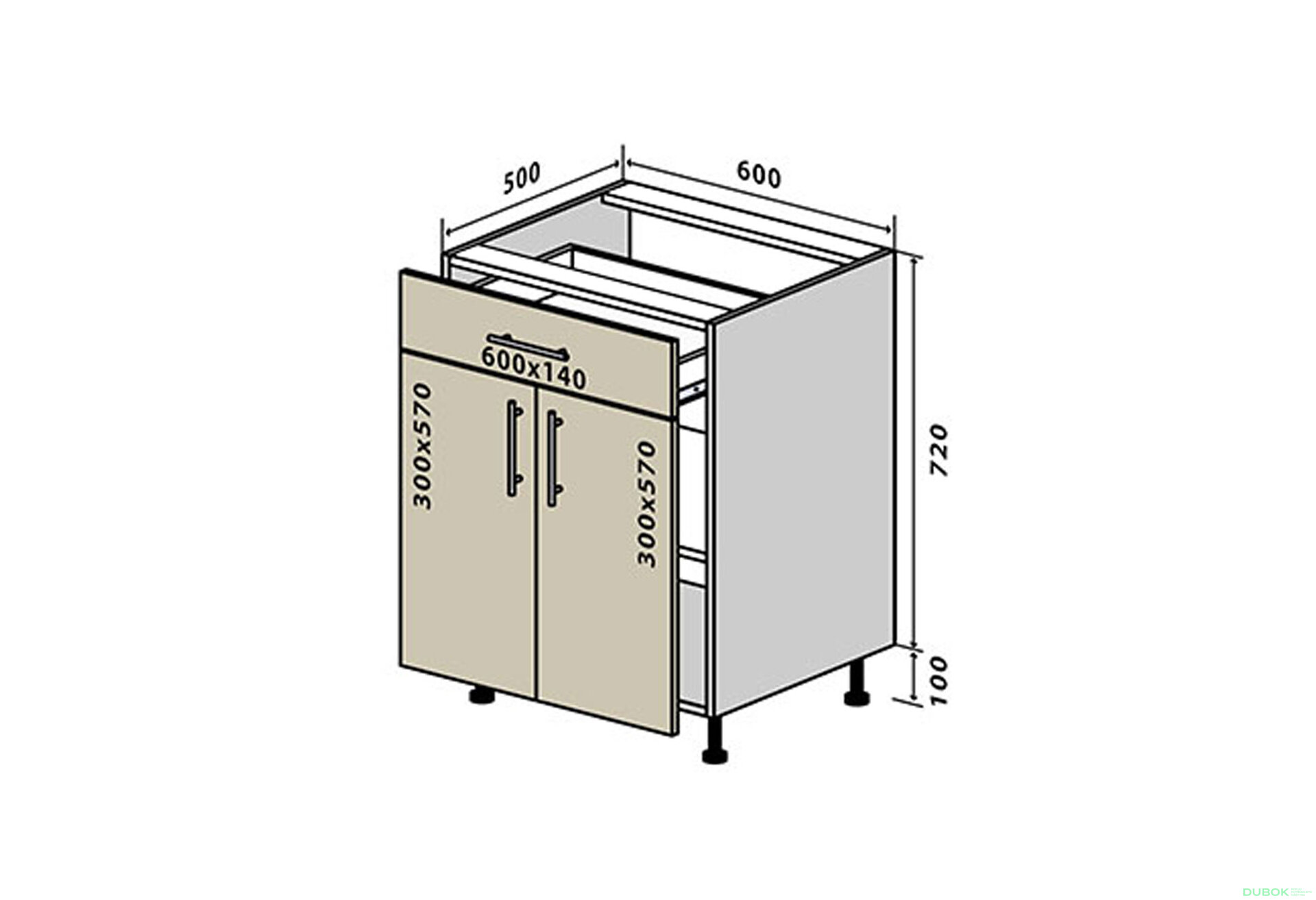 Fotografia 1 - N30 Skrinka 1Š2D 60 Sonata Luxe