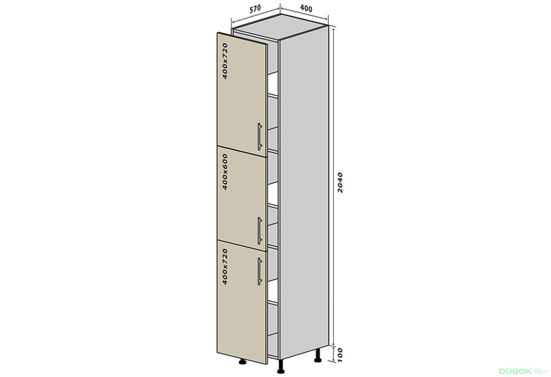 N40 Skrinka 40x214 Sonata Luxe