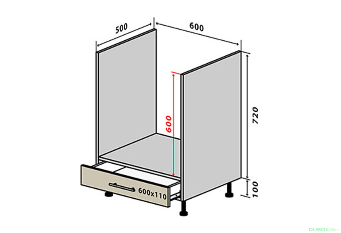 N12 Skrinka pre rúru 1Š New Sonata Luxe