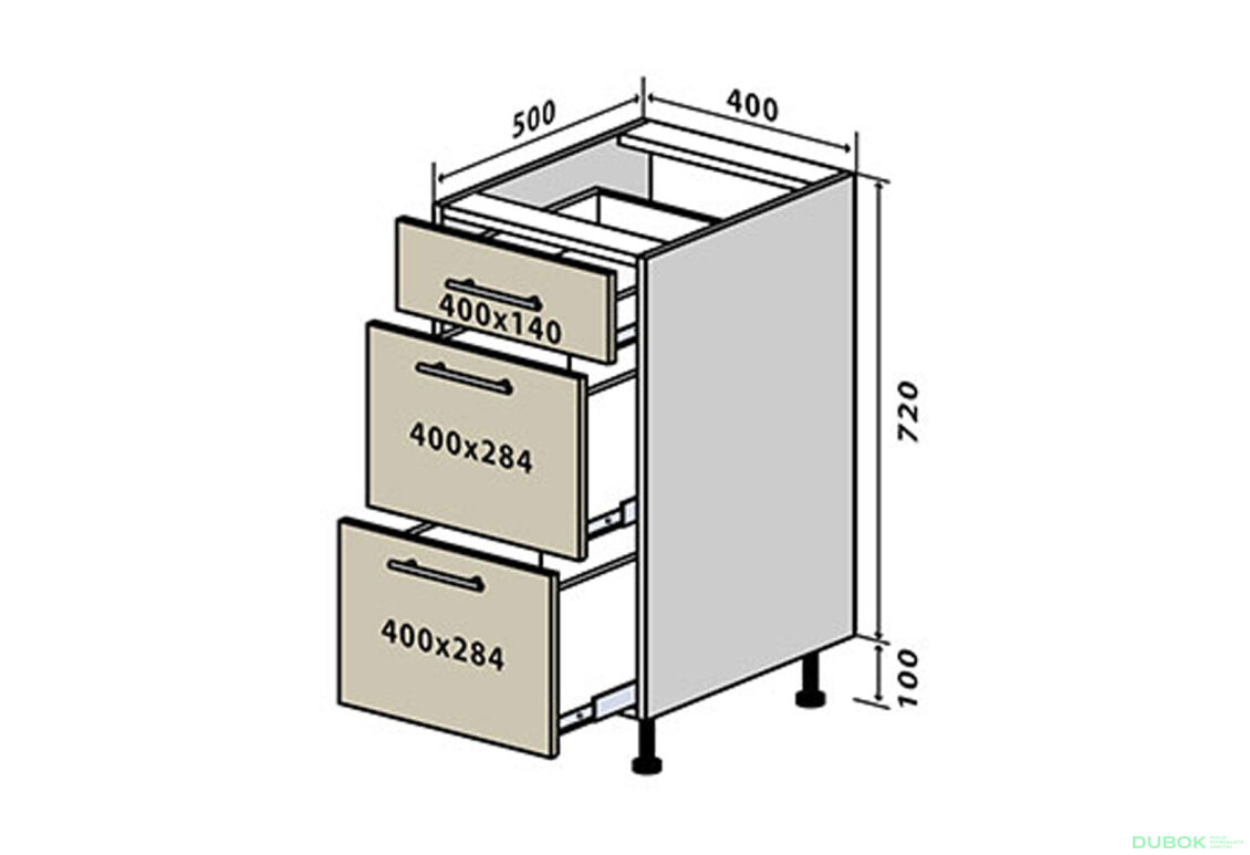 N9 Skrinka 3Š 40 Sonata Luxe