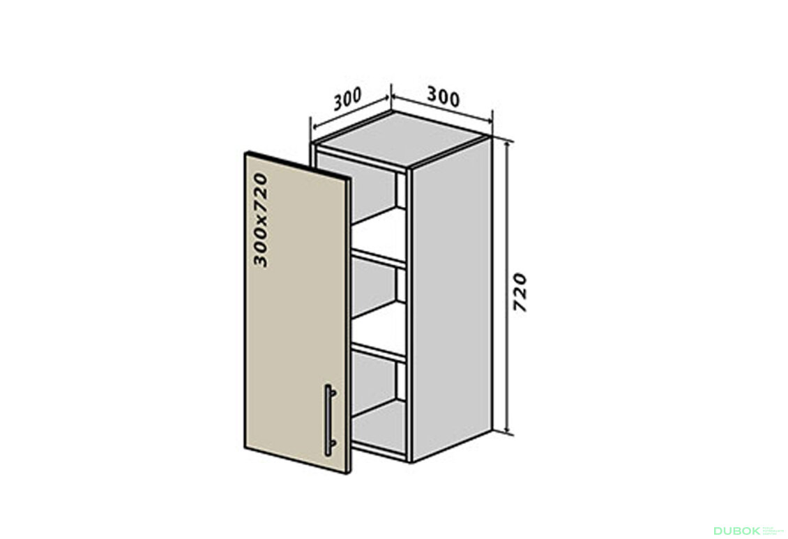 B2 Skrinka 1D 30 Sonata Luxe