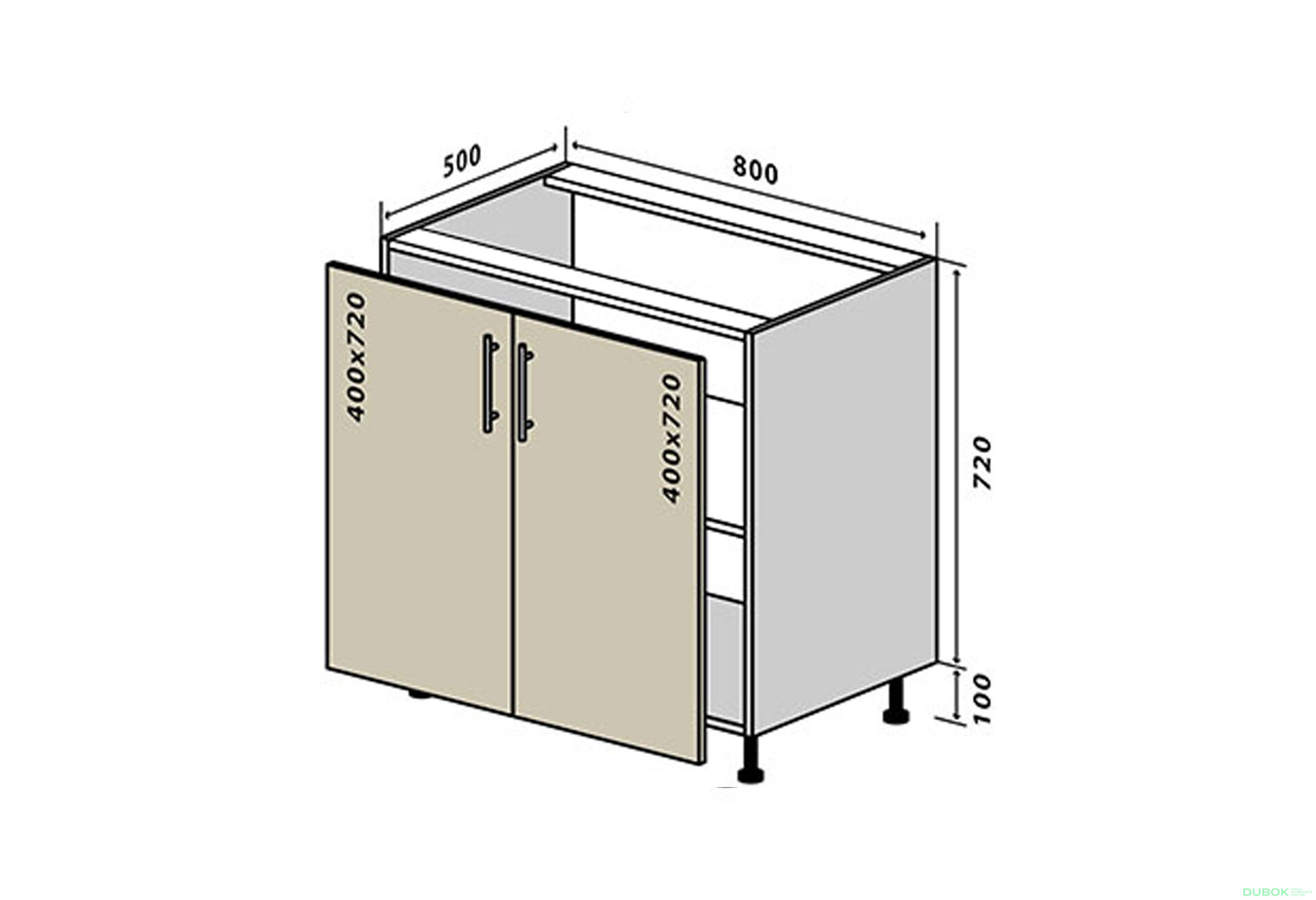 Fotografia 1 - N7 Skrinka 2D 80 Sonata Luxe