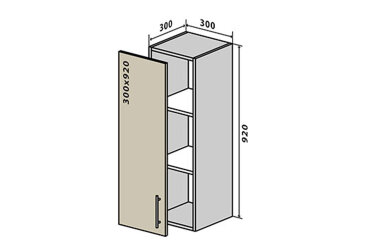 V42 Skrinka 1D 30 Sonata Luxe