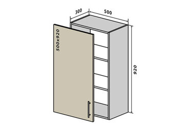 V45 Skrinka 1D 50 Sonata Luxe