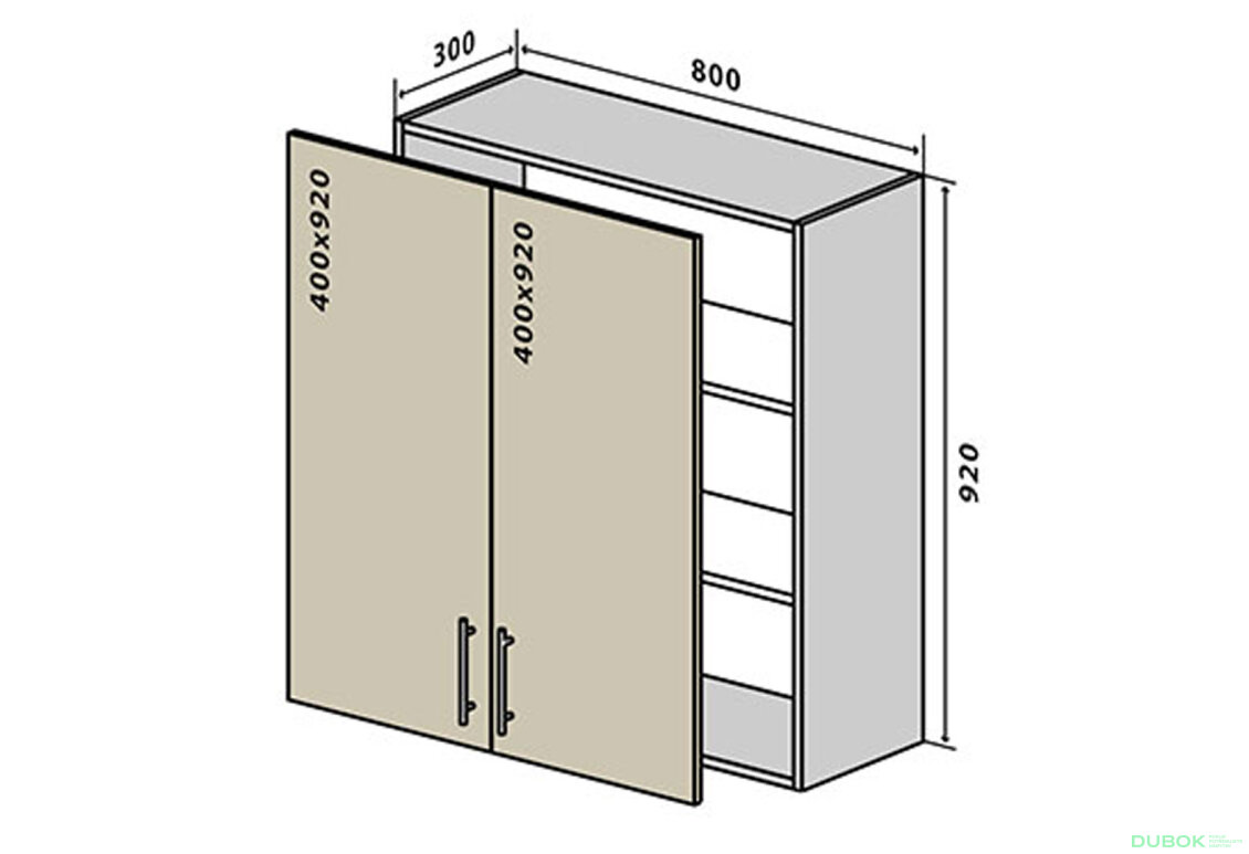 V48 Skrinka 2D 80 Sonata Luxe