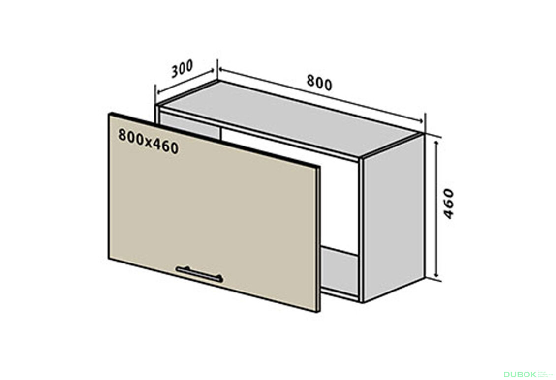 V51 horná skrinka nad digestor 80 Sonata Luxe