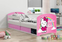 Posteľ Luki 1 biele Hello Kids 80x160 cm s roštom, matracom - Fotografia 2 Fotografia 2 - Posteľ Luki 1 biele Hello Kids 80x160 cm s roštom, matracom