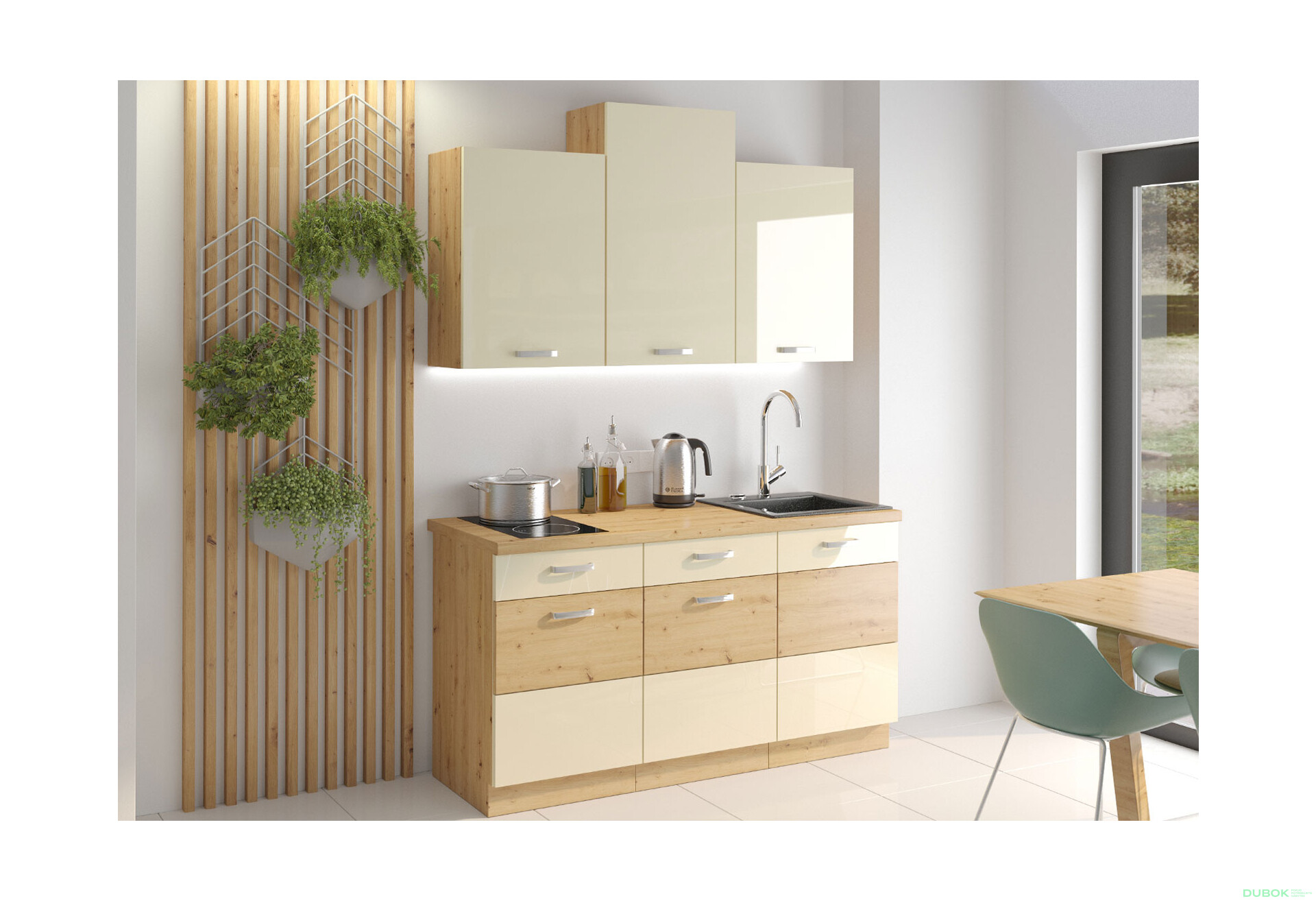 Fotografia 3 - Modulárna kuchyňa Artisan / krém lesk