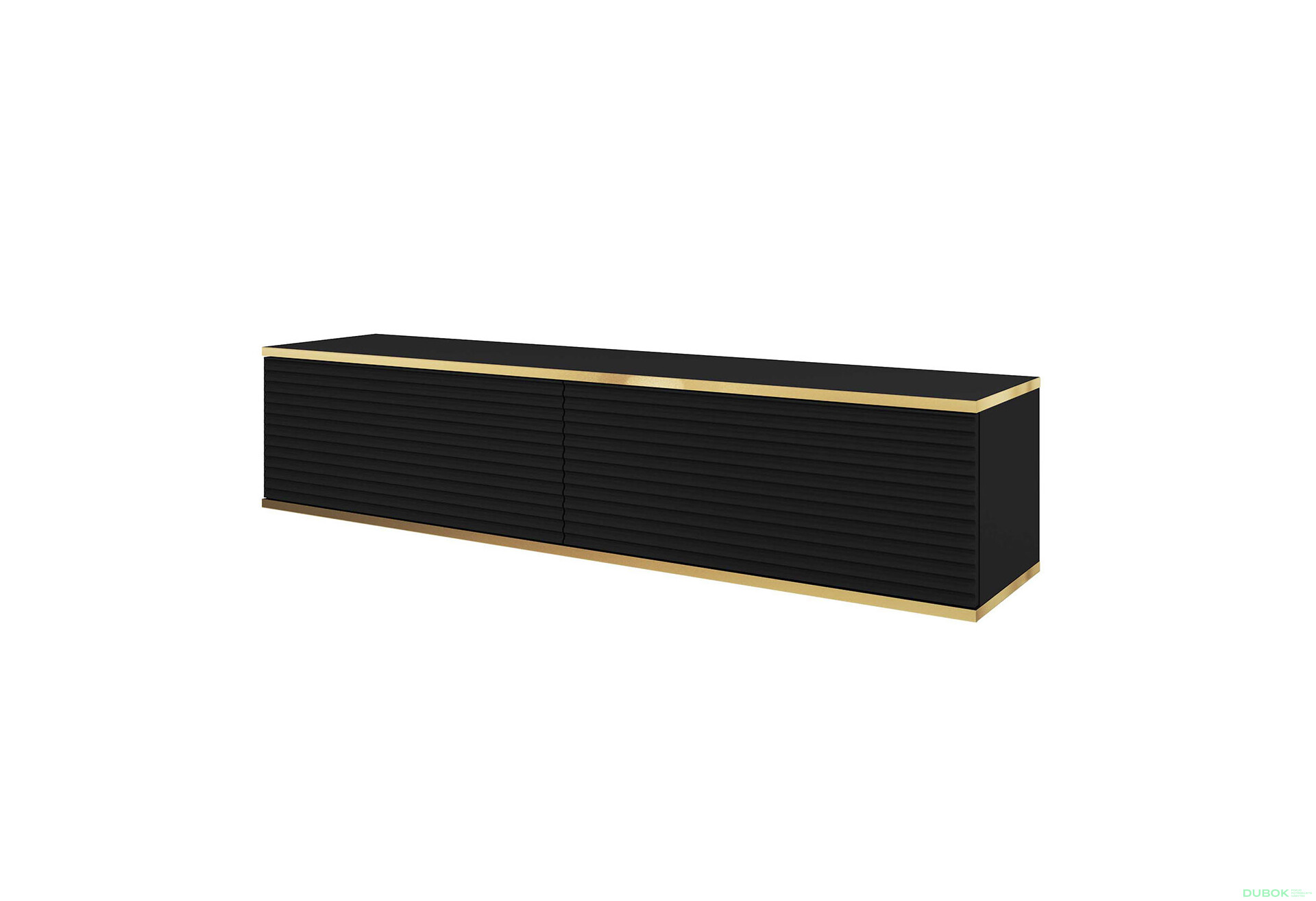 TV stolík RTV 135 MDF čierny Oro - Fotografia 1 Fotografia 1 - TV stolík RTV 135 MDF čierny Oro