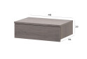 Nočný stolík Levía cannolo 1š 46x31x15 - Fotografia 6 Fotografia 6 - Nočný stolík Levía cannolo 1š 46x31x15