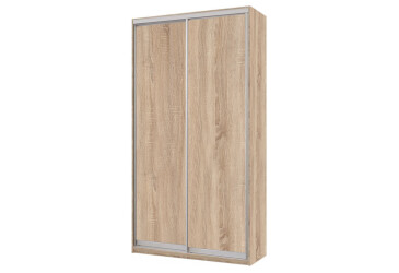 Skriňa 2D 1200x600x2400, 2 DTD, Svetlý dub sonoma