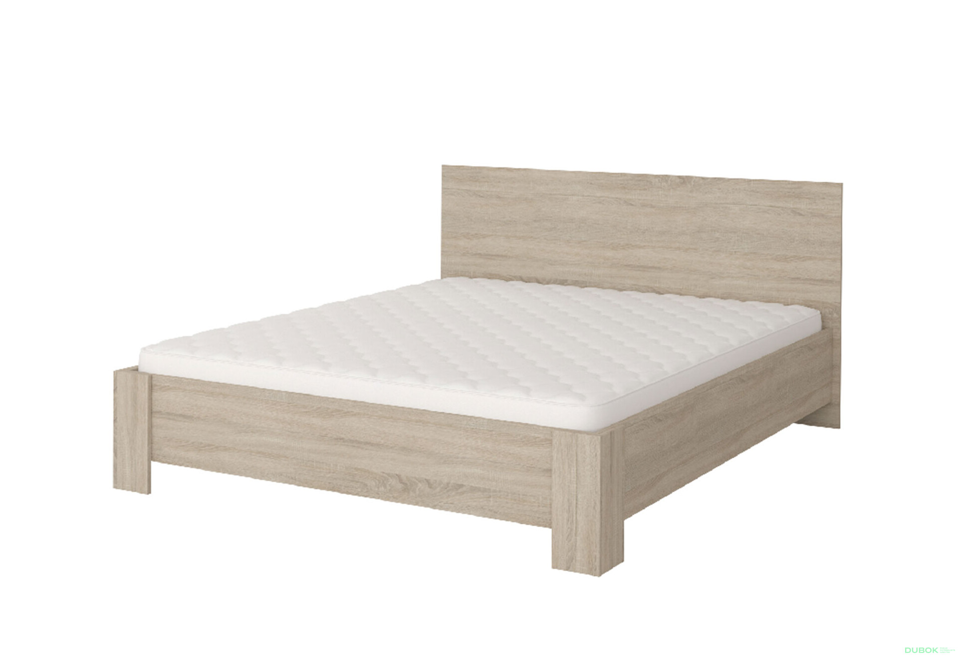 Fotografia 1 - Posteľ Mediolan 160x200 dub sonoma Idczak meble