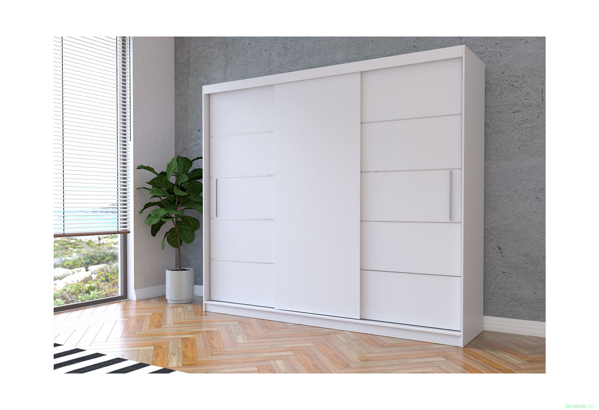 Fotografia 2 - Skriňa Albumy bez zrkadla biela