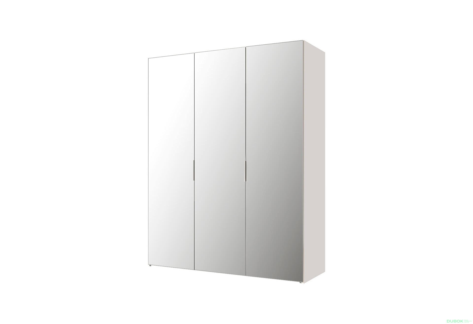 Fotografia 1 - Skriňa trojdverová so zrkadlom 150 cm Modus Korpus Biely AL