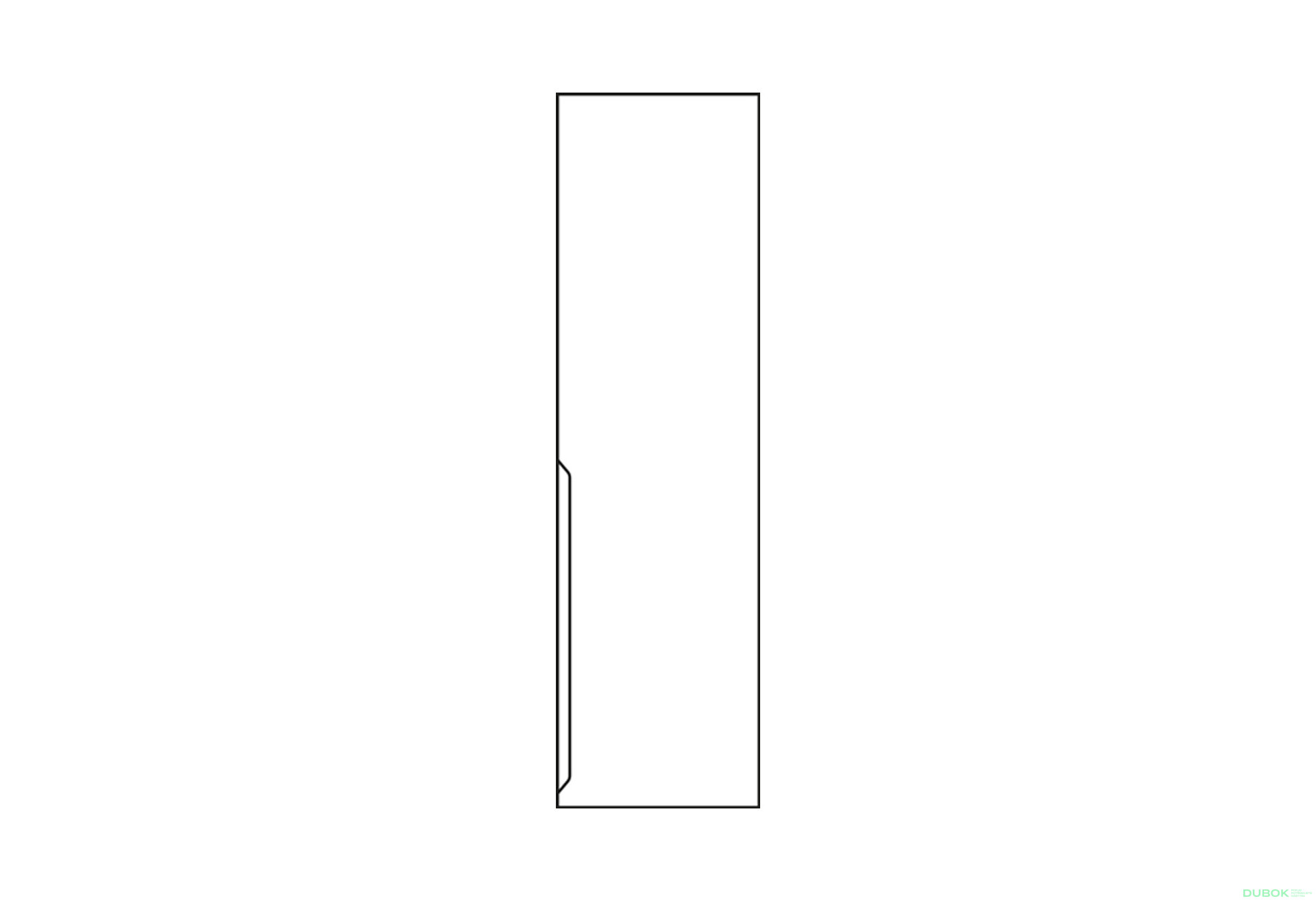 Fotografia 1 - Fasáda F-500x2015 biely R Módulná skriňa Neapol