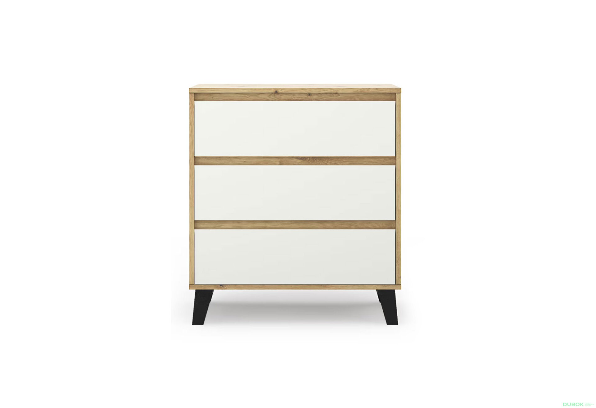 Fotografia 1 - Komoda Borg 3s/70 dub artisan / biela