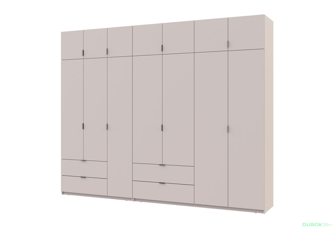 Skriňa Lukas 3+4 DT 300 kašmír
