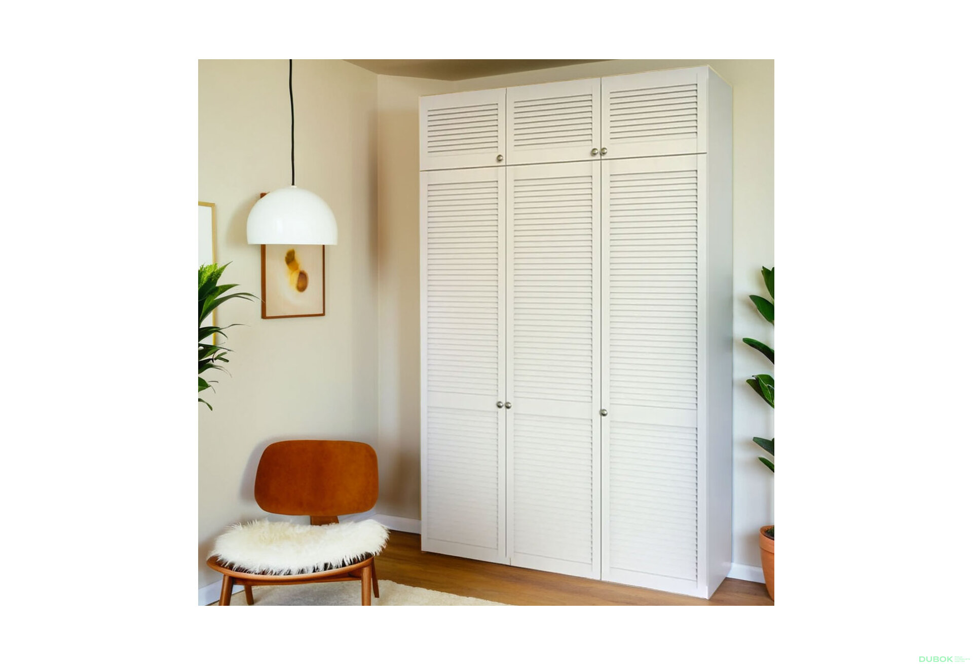 Fotografia 3 - Skriňa č. 3 + Antresol Biela Módulná skriňa Texas