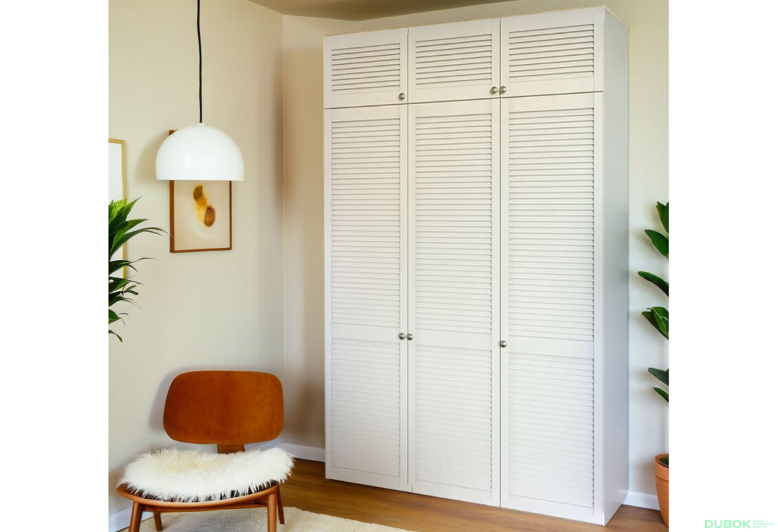 Fotografia 3 - Skriňa č. 3 + Antresol Biela Módulná skriňa Texas