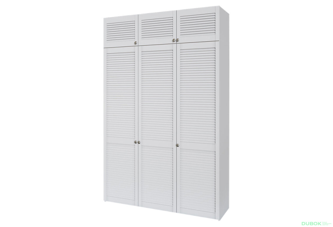 Skriňa č. 3 + Antresol Biela Módulná skriňa Texas