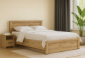 Fotografia 6 - Posteľ 160x200 s roštom, úložným priestorom Sapori dub navarra