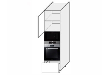 Skriňa 60PDM1SHX/2140 rúra + mikrovlnná rúra teleskop