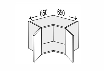 Vrchný roh 90°/450 2dv