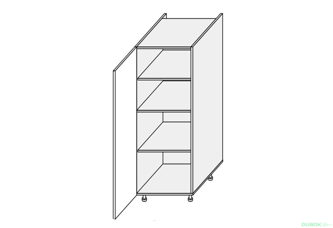 Skriňa 60P/1420 Pro Blum ľavá Millenium Premium