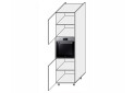 Fotografia 1 - Predmet: Skrinka 60PД/2140 rúra Pro Blum Millenium Premium