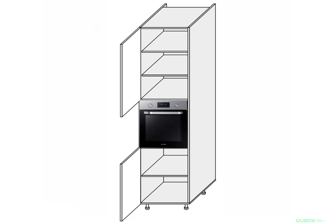 Predsieň 60PД/2320 rúra Pro Blum ľavá Millenium Premium