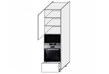 Peníz 60PDM1SHX/2320 rúra + mikrovlnná rúra teleskop Pro Blum+Hettich ľavý Millenium Premium