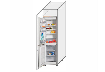 Priečka 60PХ/2140 chladnička Pro Blum ľavá