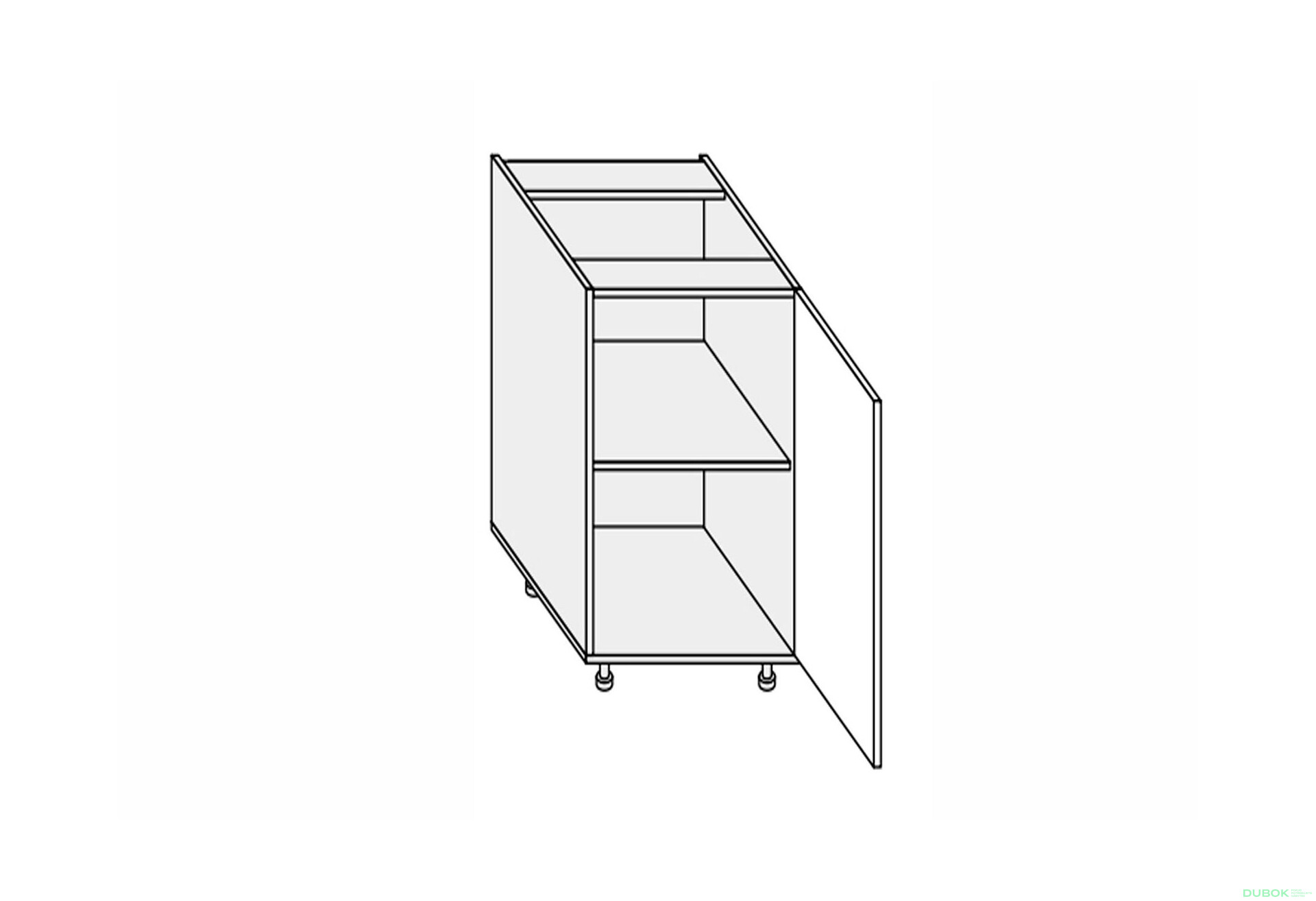 Spodné 20N/820 1dvere Pre Blum pravé Millenium Premium - Fotografia 1 Fotografia 1 - Spodné 20N/820 1dvere Pre Blum pravé Millenium Premium
