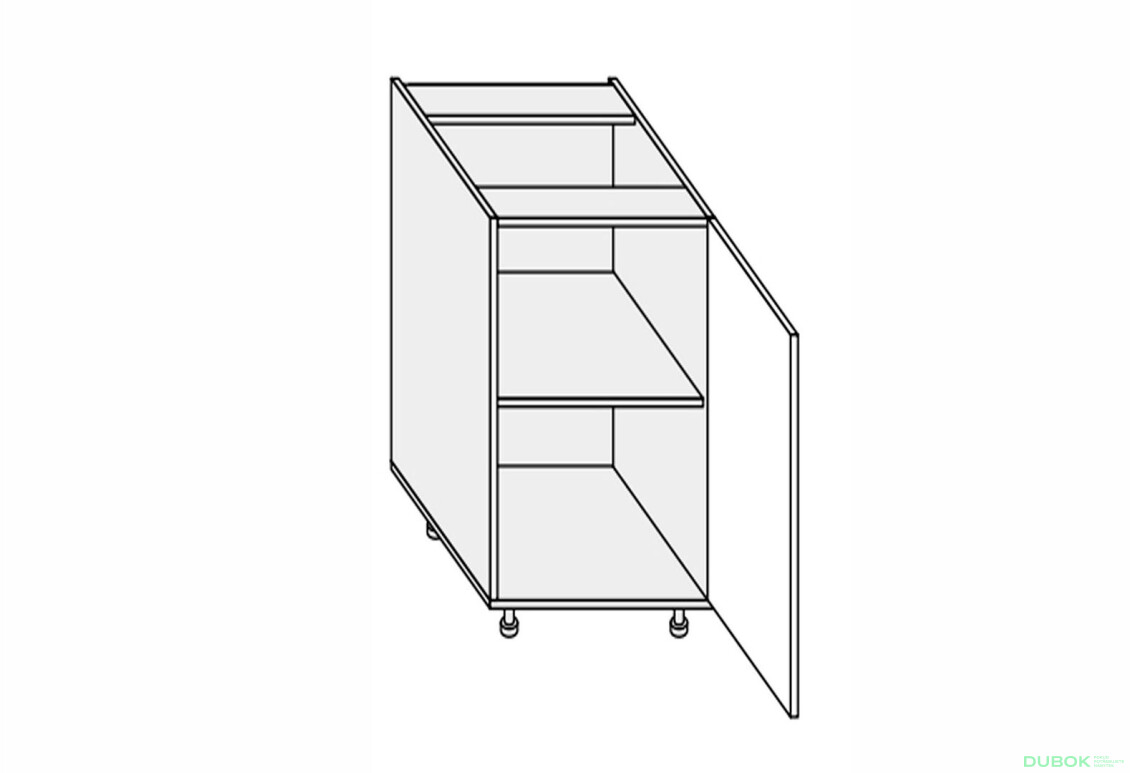 Spodné 20N/820 1dvere Pre Blum pravé Millenium Premium