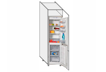 Skrinka 60PХ/2140 chladnička Pro Blum pravá Millenium Premium