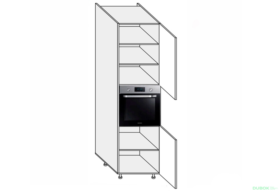 Predsieň 60PD/2320 rúra Pro Blum pravá Millenium Premium