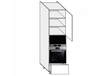 Prebal 60PDM1SHX/2320 rúra + mikrovlnná rúra teleskop Pro Blum+Hettich pravý Millenium Premium