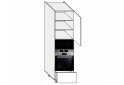 Fotografia 1 - Prebal 60PDM1SHX/2320 rúra + mikrovlnná rúra teleskop Pro Blum+Hettich pravý Millenium Premium