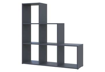 Regál otvorený Step 3х3 102.6х28.8х106.1 grafit