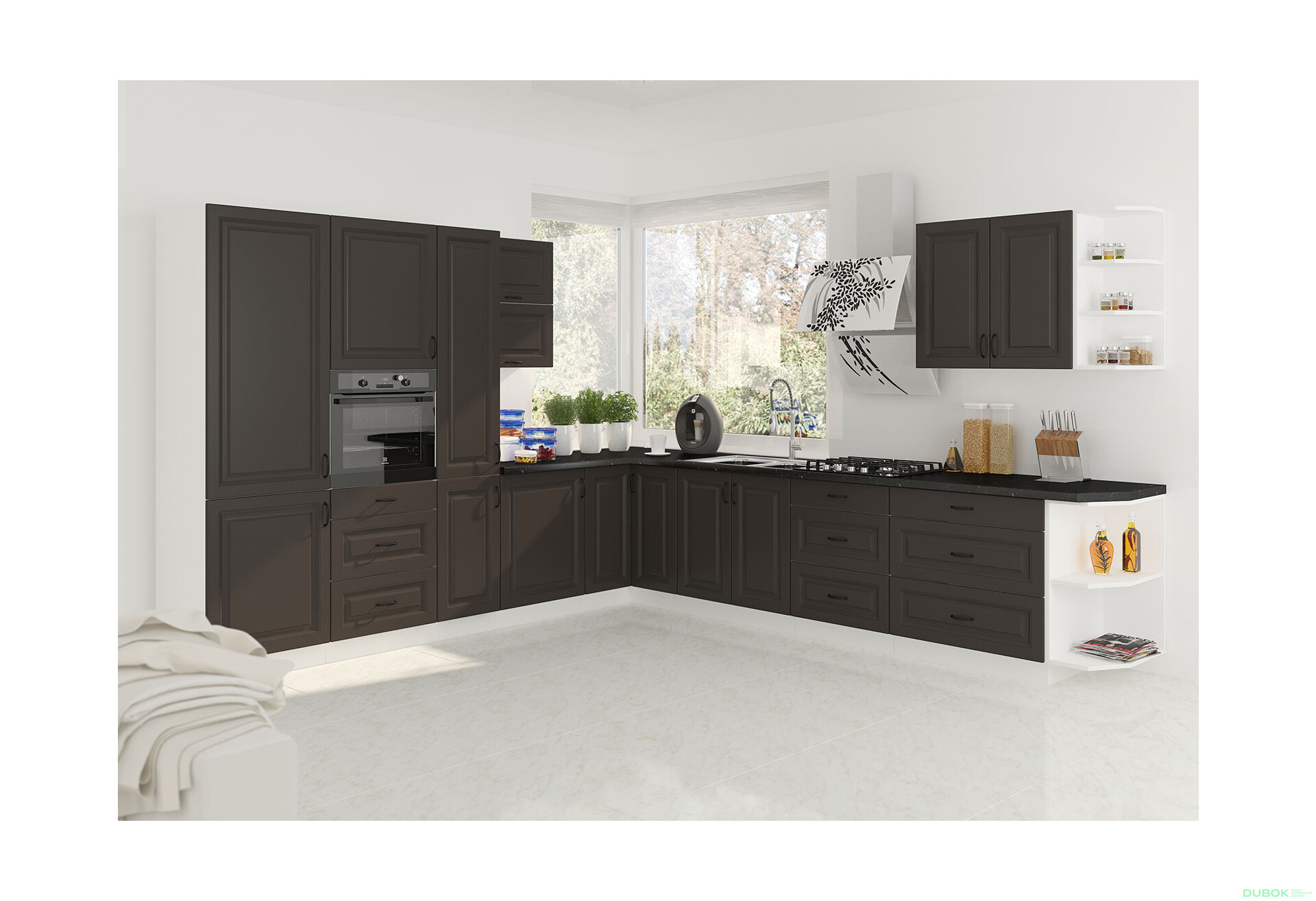 Fotografia 10 - Modulárna kuchyňa Stilo biely / grafit