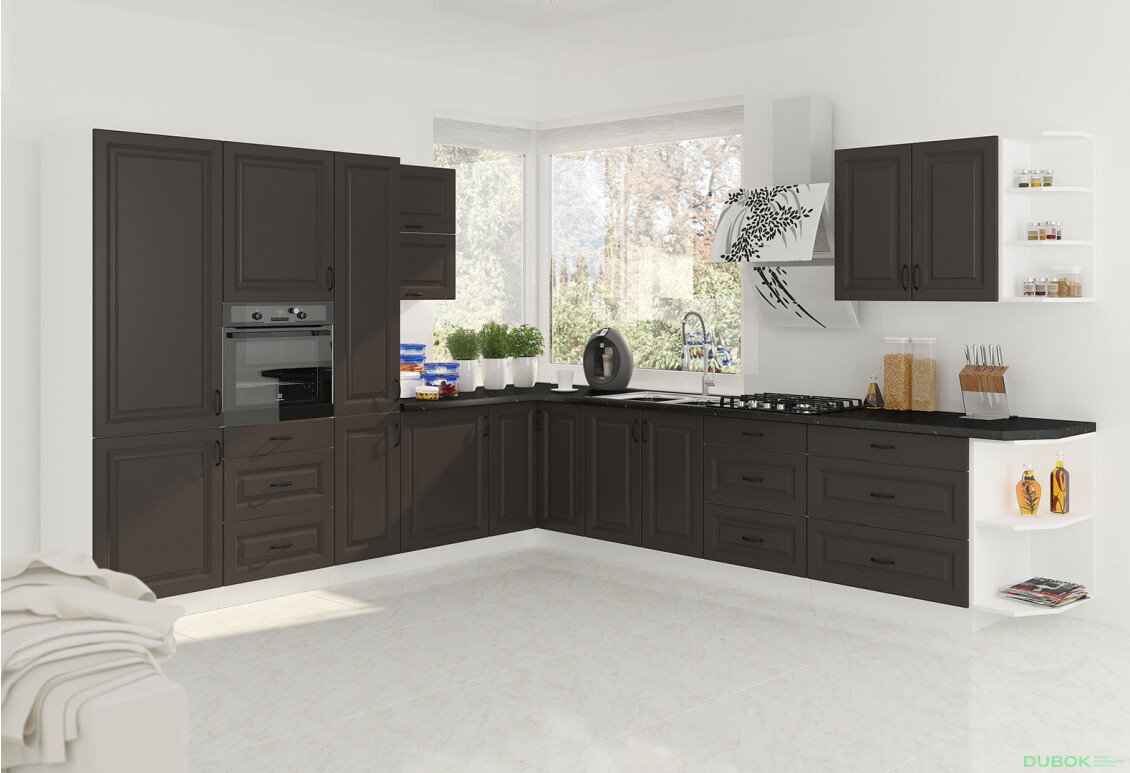 Fotografia 10 - Modulárna kuchyňa Stilo biely / grafit