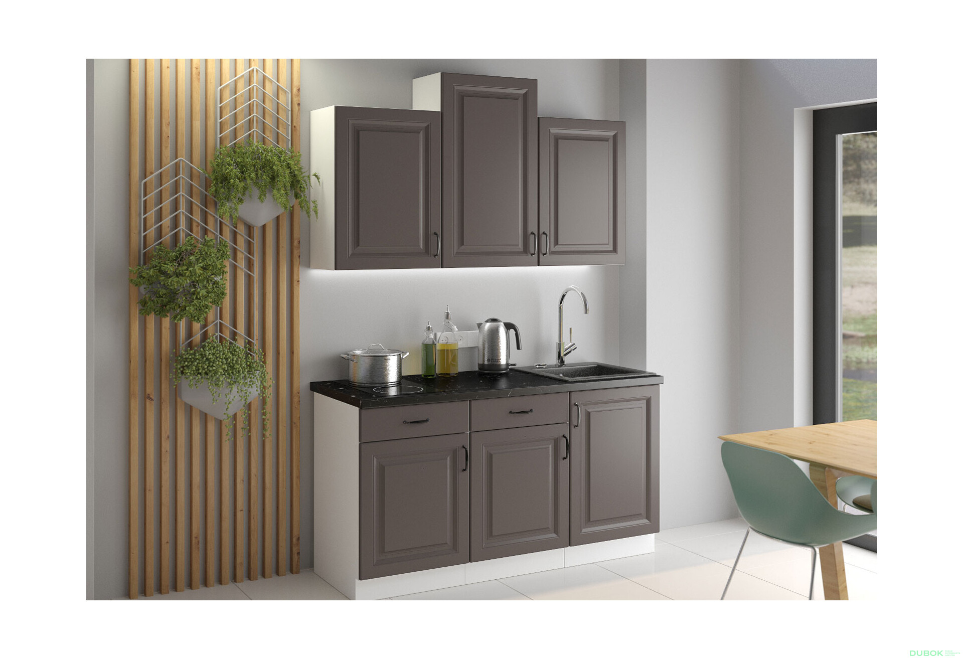 Fotografia 12 - Modulárna kuchyňa Stilo biely / grafit